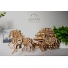 Ugears dřevěná stavebnice 3D mechanické Puzzle - Koňské spřežení s kočárem 248 dílů Ugears dřevěná stavebnice 3D mechanické Puzzle - Koňské spřežení s kočárem 248 dílů
