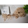 Ugears dřevěná stavebnice 3D mechanické Puzzle - Koňské spřežení s kočárem 248 dílů Ugears dřevěná stavebnice 3D mechanické Puzzle - Koňské spřežení s kočárem 248 dílů