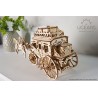 Ugears dřevěná stavebnice 3D mechanické Puzzle - Koňské spřežení s kočárem 248 dílů Ugears dřevěná stavebnice 3D mechanické Puzzle - Koňské spřežení s kočárem 248 dílů