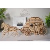 Ugears dřevěná stavebnice 3D mechanické Puzzle - Koňské spřežení s kočárem 248 dílů Ugears dřevěná stavebnice 3D mechanické Puzzle - Koňské spřežení s kočárem 248 dílů