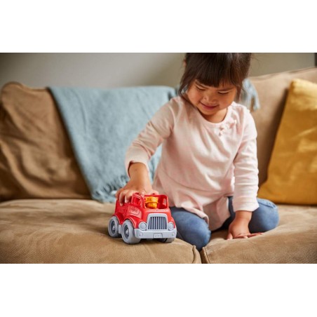 Green Toys Mini hasičské auto červené Green Toys Mini hasičské auto červené