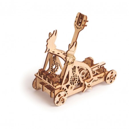 Wood Trick 3D mechanické puzzle Katapult 109 dílů
