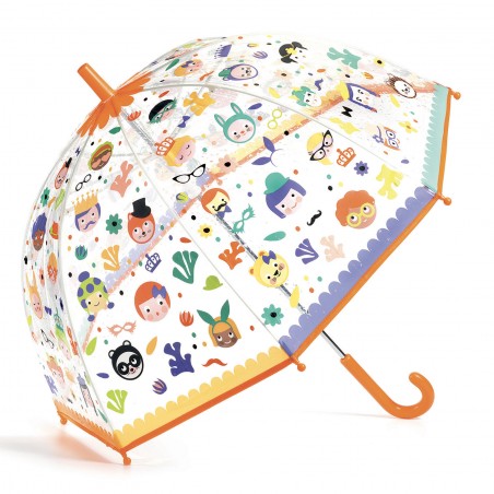 Djeco Krásný designový deštník Obličeje