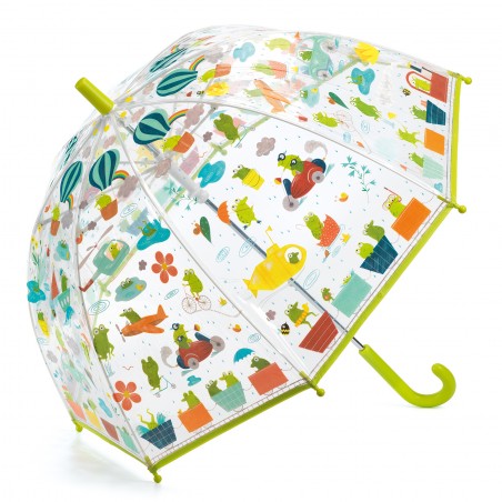 Djeco designový deštník Žabí cestování