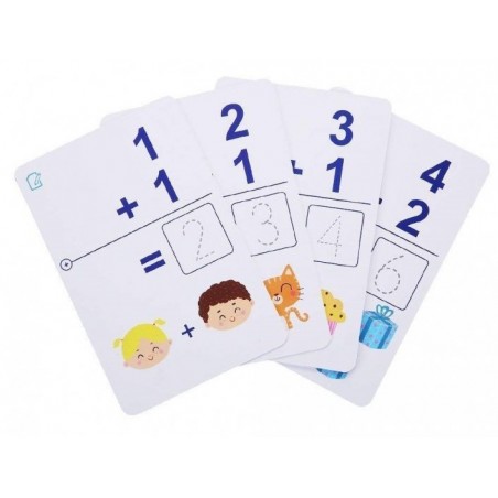 MIDEER Učící stírací karty 1+2 rovná se 3