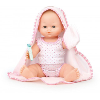 Petitcollin Koupací panenka Baby Doll 36 cm s ručníkem