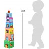 Small Foot by Legler Věž z kostek s dřevěnými zvířátky Small Foot by Legler Věž z kostek s dřevěnými zvířátky