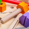Bigjigs Toys Ponk a přepravka na nářadí 2v1 Bigjigs Toys Ponk a přepravka na nářadí 2v1