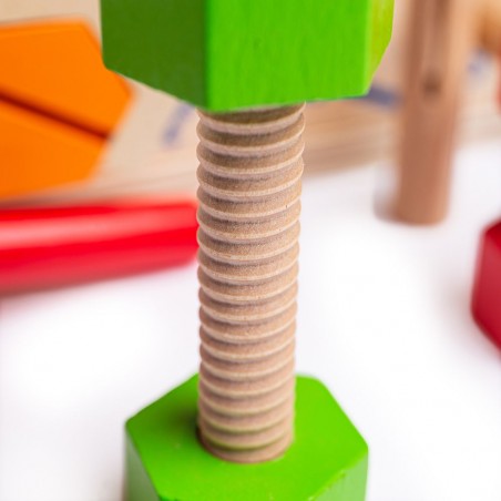 Bigjigs Toys Ponk a přepravka na nářadí 2v1 Bigjigs Toys Ponk a přepravka na nářadí 2v1