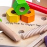 Bigjigs Toys Ponk a přepravka na nářadí 2v1 Bigjigs Toys Ponk a přepravka na nářadí 2v1