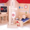 Bigjigs Dřevěný hrací set Medvědí nemocnice Bigjigs Dřevěný hrací set Medvědí nemocnice