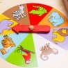 Bigjigs dřevěná hra Ruleta se zvířátky Bigjigs dřevěná hra Ruleta se zvířátky
