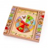 Bigjigs dřevěná hra Ruleta se zvířátky Bigjigs dřevěná hra Ruleta se zvířátky