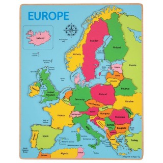 Bigjigs Puzzle mapa Evropy 25 dílků