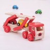 Bigjigs Toys dřevěný kamion s auty Bigjigs Toys dřevěný kamion s auty
