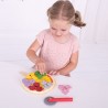 Bigjigs Toys dřevěná krájecí pizza se zlomky Bigjigs Toys dřevěná krájecí pizza se zlomky
