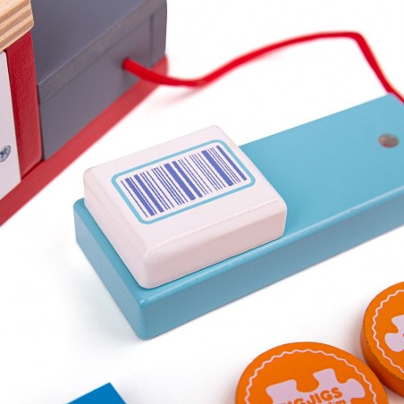 Bigjigs Toys Dřevěná pokladna Bigjigs Toys Dřevěná pokladna