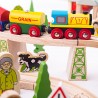 Bigjigs Dřevěná vláčkodráha Horská cesta 112 dílů Bigjigs Dřevěná vláčkodráha Horská cesta 112 dílů