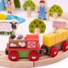 Bigjigs Rail dřevěná vláčkodráha farma Bigjigs Rail dřevěná vláčkodráha farma