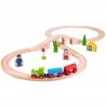 Bigjigs Rail dřevěná vláčkodráha Osmička 40 dílů Bigjigs Rail dřevěná vláčkodráha Osmička 40 dílů