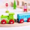 Bigjigs Rail dřevěná vláčkodráha Osmička 40 dílů Bigjigs Rail dřevěná vláčkodráha Osmička 40 dílů