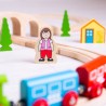 Bigjigs Rail dřevěná vláčkodráha Osmička 40 dílů Bigjigs Rail dřevěná vláčkodráha Osmička 40 dílů