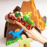 Bigjigs dřevěná dinosauří vláčkodráha Bigjigs dřevěná dinosauří vláčkodráha