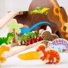 Bigjigs dřevěná dinosauří vláčkodráha Bigjigs dřevěná dinosauří vláčkodráha