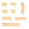 Bigjigs Koleje Set 24 dílů Bigjigs Koleje Set 24 dílů