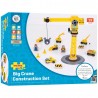 Bigjigs Rail Jeřáb a stavební stroje Bigjigs Rail Jeřáb a stavební stroje