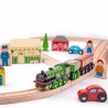 Bigjigs Dřevěná vláčkodráha Flying Scotsman Bigjigs Dřevěná vláčkodráha Flying Scotsman