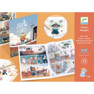 DJECO Komiks k dotvoření Sailor & Gipsy DOPRODEJ