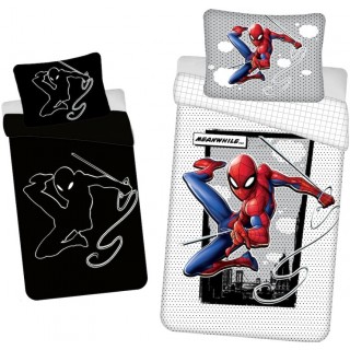 Jerry Fabrics Povlečení Spiderman 02 svítící efekt 140x200, 70x90 cm