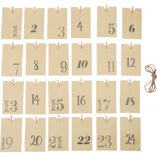 Small Foot by Legler Adventní kalendář papírové taštičky