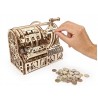 Ugears 3D dřevěné mechanické puzzle Pokladna