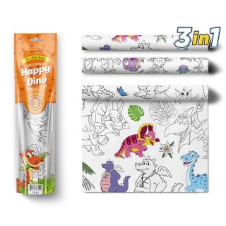 Pexi Malovací ubrusy 3 ks Šťastní Dinosauři (Happy Dino)