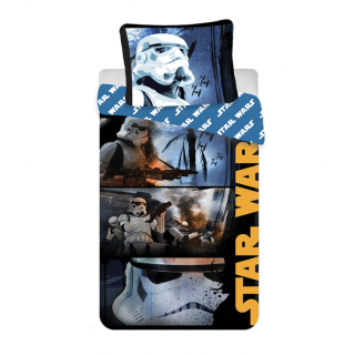 Jerry Fabrics Povlečení bavlna Star Wars Stormtroopers 140x200, 70x90 cm