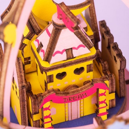 RoboTime 3D skládačka hrací skříňky Veselý kolotoč