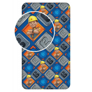 Jerry Fabrics Prostěradlo Bořek Stavitel 002 90x200x25 cm