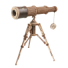 RoboTime 3D dřevěné mechanické puzzle Pirátský dalekohled