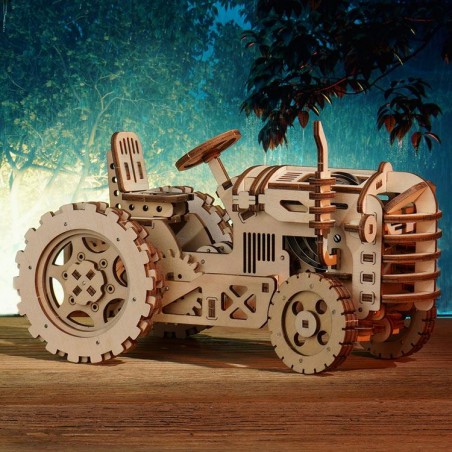 RoboTime 3D dřevěné mechanické puzzle Traktor RoboTime 3D dřevěné mechanické puzzle Traktor