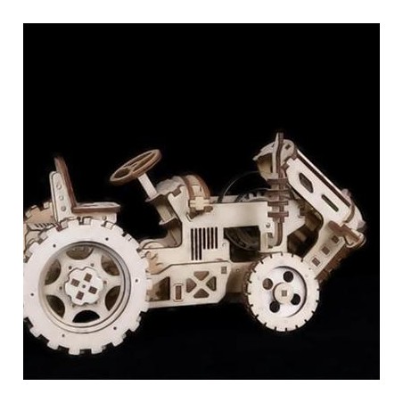 RoboTime 3D dřevěné mechanické puzzle Traktor RoboTime 3D dřevěné mechanické puzzle Traktor