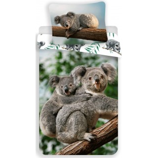 Jerry Fabrics Povlečení fototisk Koala 140x200, 70x90 cm