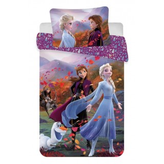 Jerry Fabrics Disney povlečení do postýlky Frozen 2 "Wind" baby 100x135, 40x60 cm