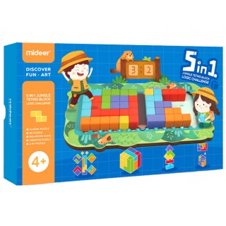 MiDeer Dřevěné tetris džungle