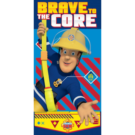 Osuška Požárník Sam "Brave to the Core" 70x140 cm