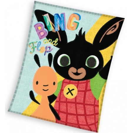 Carbotex Dětská deka zajíček Bing a Flop 110x140 cm