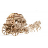 Ugears dřevěná stavebnice 3D mechanické Puzzle - Koňské spřežení s kočárem Ugears dřevěná stavebnice 3D mechanické Puzzle - Koňské spřežení s kočárem