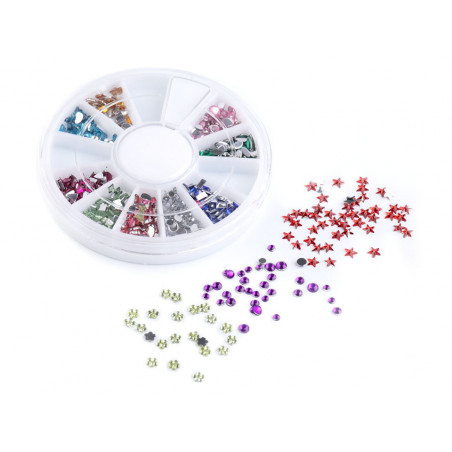 Sada plastových kamínků na scrapbooking 070947 Sada plastových kamínků na scrapbooking 070947