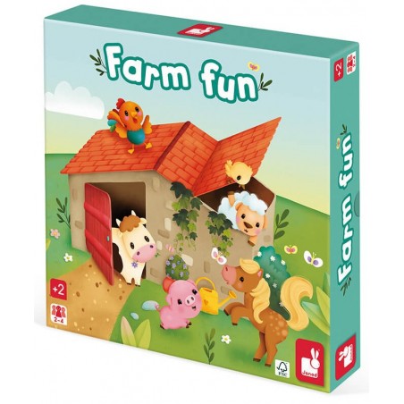 Janod Společenská hra pro děti Zábava na farmě